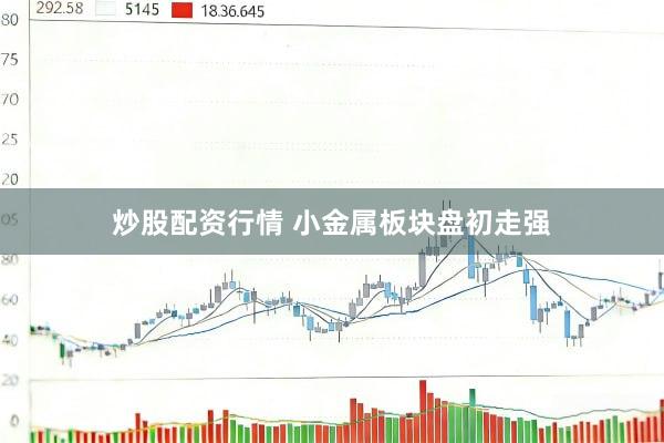 炒股配资行情 小金属板块盘初走强